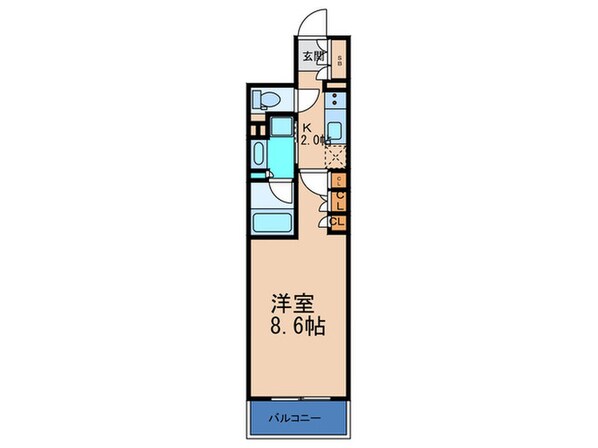 ザ・パークハビオ堂島の物件間取画像